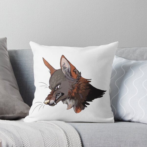 Aperçu de l'œuvre Loup rouge grondant créée et vendue par InkofStars.