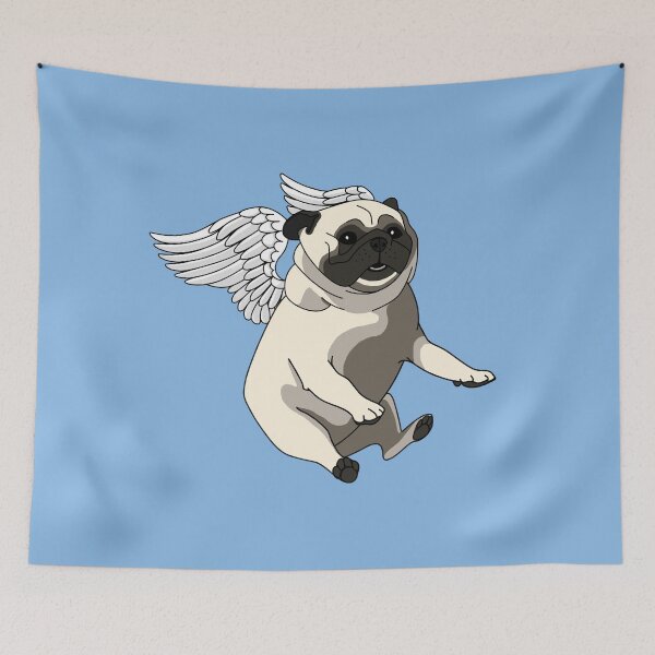 Item preview, Flying Pug designed and sold by pugz.
