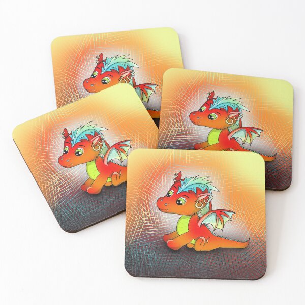 Item preview, baby dragon cute punk designed and sold by CuisineCat.