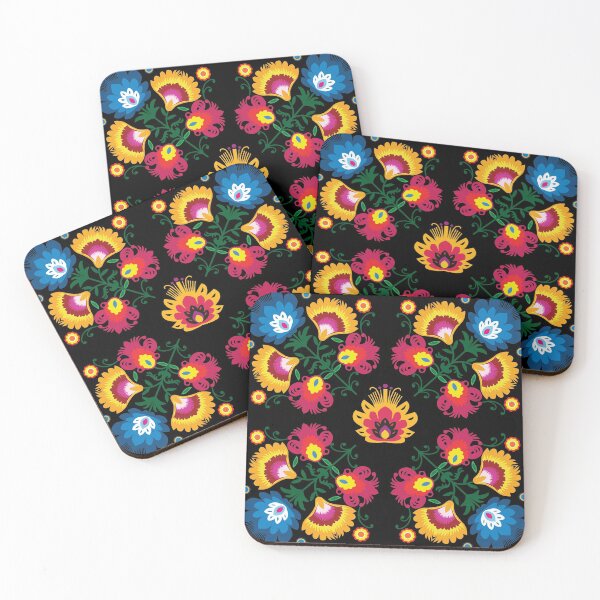 Item preview, Folk Pattern on black designed and sold by FK-UK.