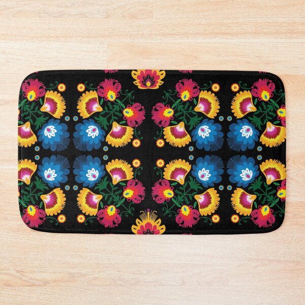 Item preview, Folk Pattern on black designed and sold by FK-UK.