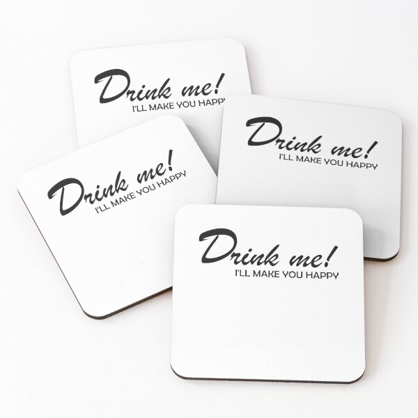 Item preview, Drink me ill make you happy designed and sold by DerNerd.