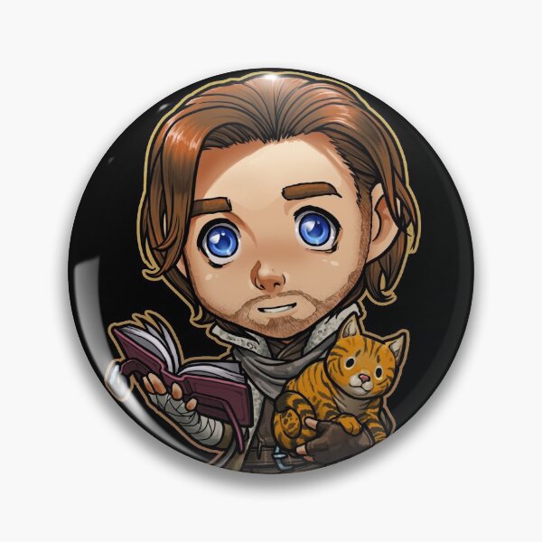 Item preview, Caleb and Frumpkin Chibi designed and sold by ghostfire.