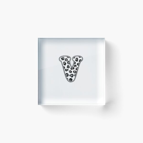 Item preview, Uppercase Leopard "V" designed and sold by Maggie S.