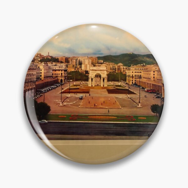 Artikelvorschau, Genova vintage travel poster entworfen und verkauft von stickart-marek.