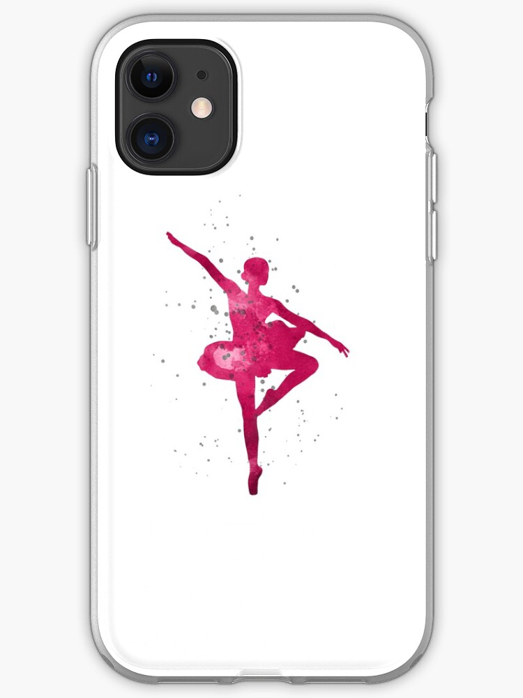 Water Colour Gymnastics Silhouette iphone 11 case Water Colour Gymnastics Silhouette iphone 11 case