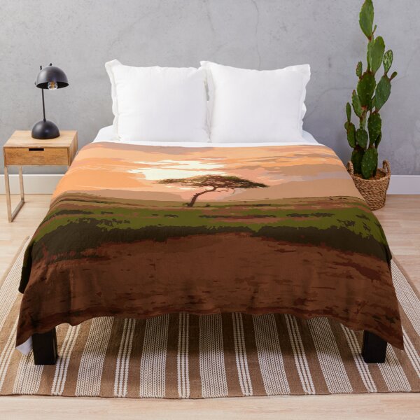 Item preview, Sunset on a Tree in the Grasslands designed and sold by animejones.