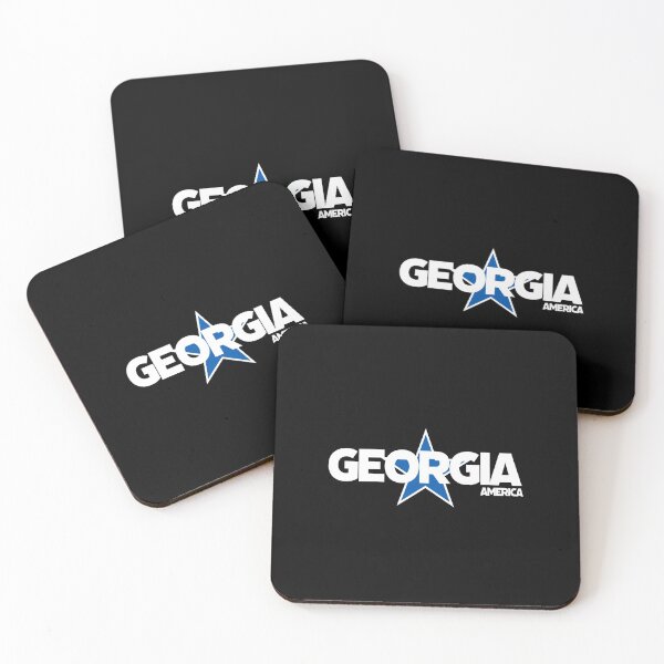 Item preview, Georgia - America including Blue Star Background designed and sold by agsduy.