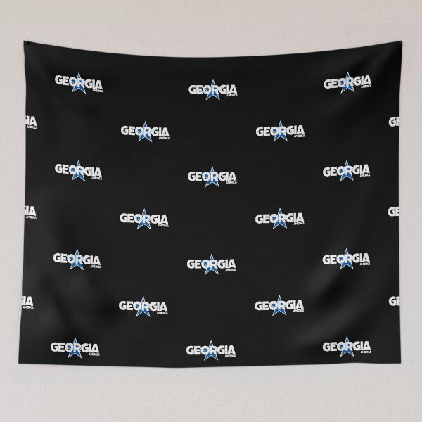 Item preview, Georgia - America including Blue Star Background designed and sold by agsduy.
