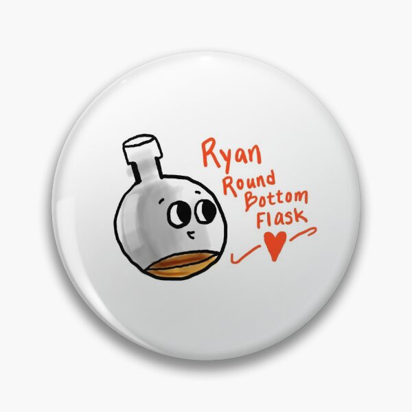 Item preview, Lab Crew - Ryan Round Bottom Flask designed and sold by KawaiiChemist.