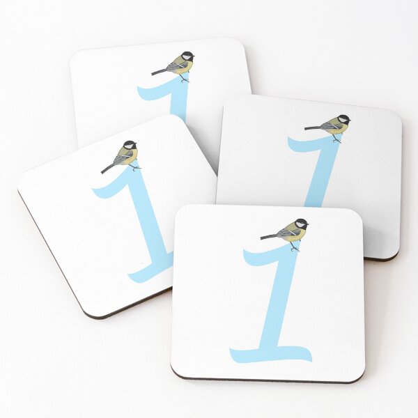 Item preview, 1st Birthday Gift Boy Great Titmouse Bird Painting designed and sold by jz-birds.
