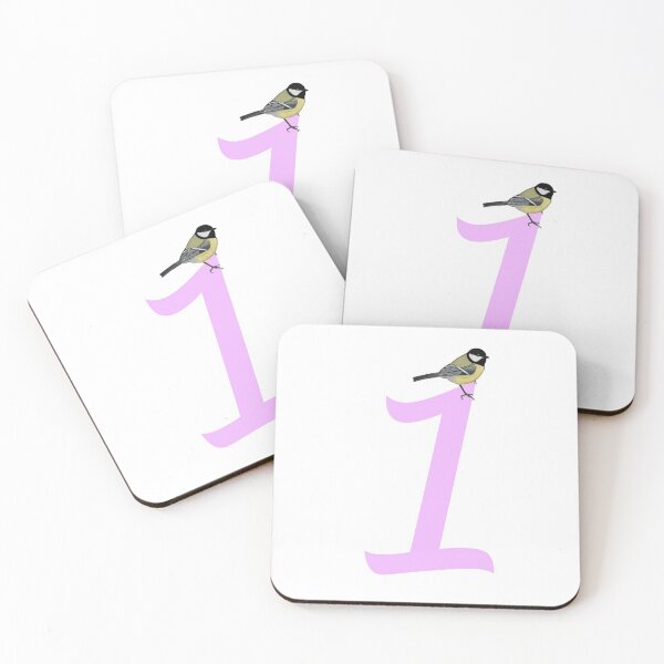 Item preview, 1st Birthday Gift Girl Great Titmouse Bird Painting designed and sold by jz-birds.