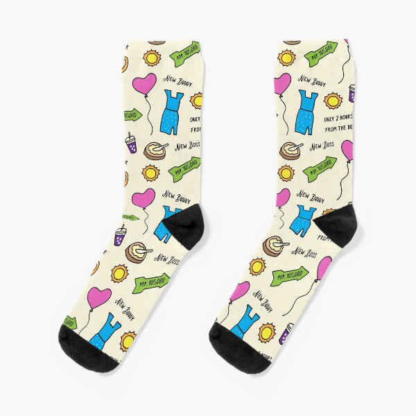 West Covina design inspired by Crazy Ex-Girlfriend Socks