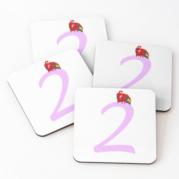 Item preview, 2nd Birthday Gift Girl Parrots Bird Painting designed and sold by jz-birds.