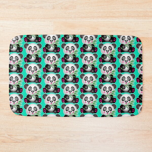 Item preview, 18 Süßer kleiner Baby Panda Bär Pandabär mit Bambus Zunge designed and sold by Margarita-Art.