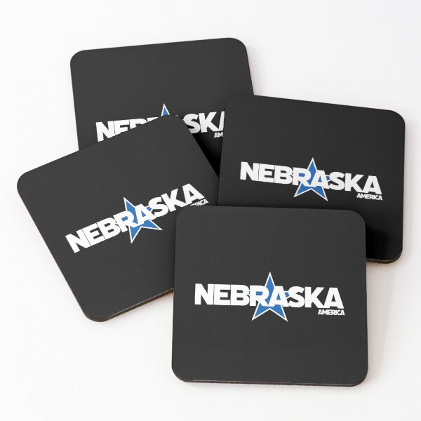 Item preview, Nebraska - America including Blue Star Background designed and sold by agsduy.