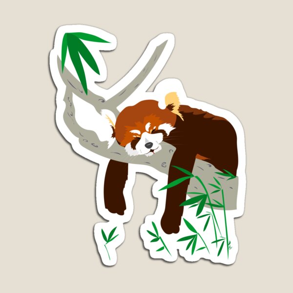 Item preview, Snoozing Red Panda designed and sold by Louise Harding.