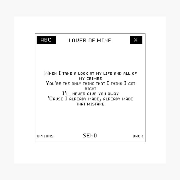 Item preview, Lover of Mine designed and sold by bianfrances.