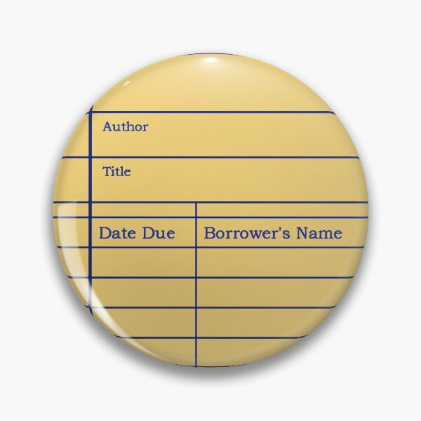 Item preview, Library Due Date Slip designed and sold by rukhimonster.