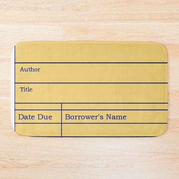 Item preview, Library Due Date Slip designed and sold by rukhimonster.