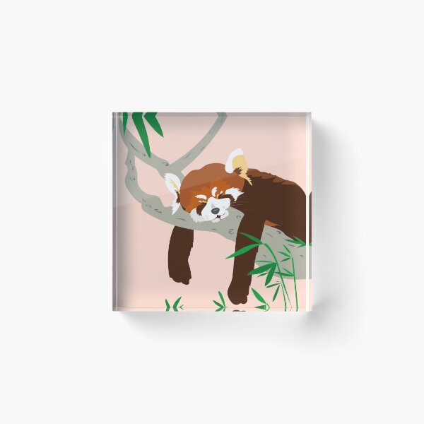 Item preview, Snoozing Red Panda designed and sold by Louise Harding.