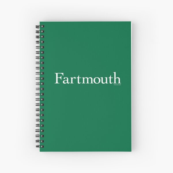 Fartmouth University Spiral Notebook