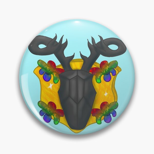 Item preview, Rainbow Flag Badge designed and sold by Skeletastic.
