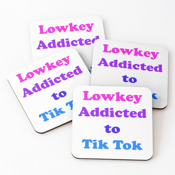 Item preview, Lowkey Addicted to Tik Tok designed and sold by madigill.