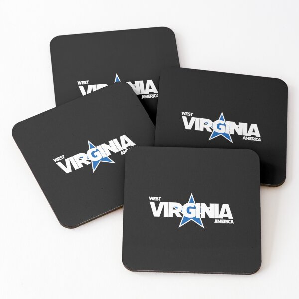 Item preview, West Virginia - America including Blue Star Background designed and sold by agsduy.