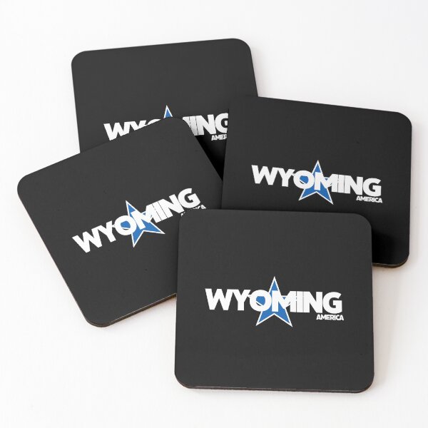 Item preview, Wyoming - America including Blue Star Background designed and sold by agsduy.