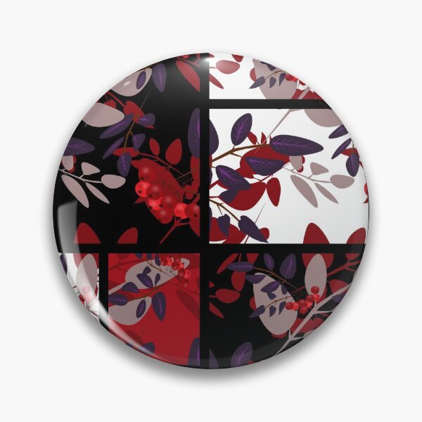 Item preview, Patchwork retro autumn rowanberry pattern texture designed and sold by fuzzyfox.