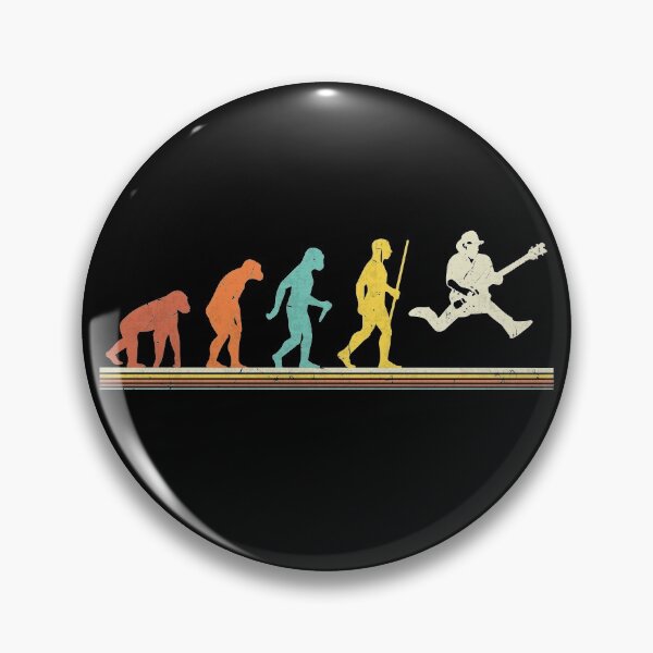 Item preview, Guitar Retro Vintage Evolution Of Man Guitarist Gift designed and sold by MerchK1ng.