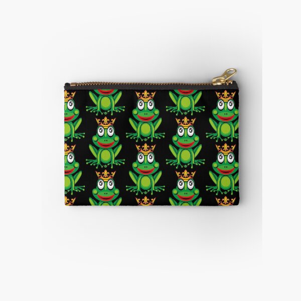 Item preview, 13 Süßer kleiner Frosch mit goldener Krone Prinz König Froschkönig designed and sold by Margarita-Art.
