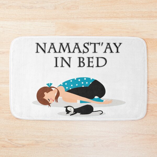 Item preview, Namast'ay in Bed designed and sold by rukhimonster.