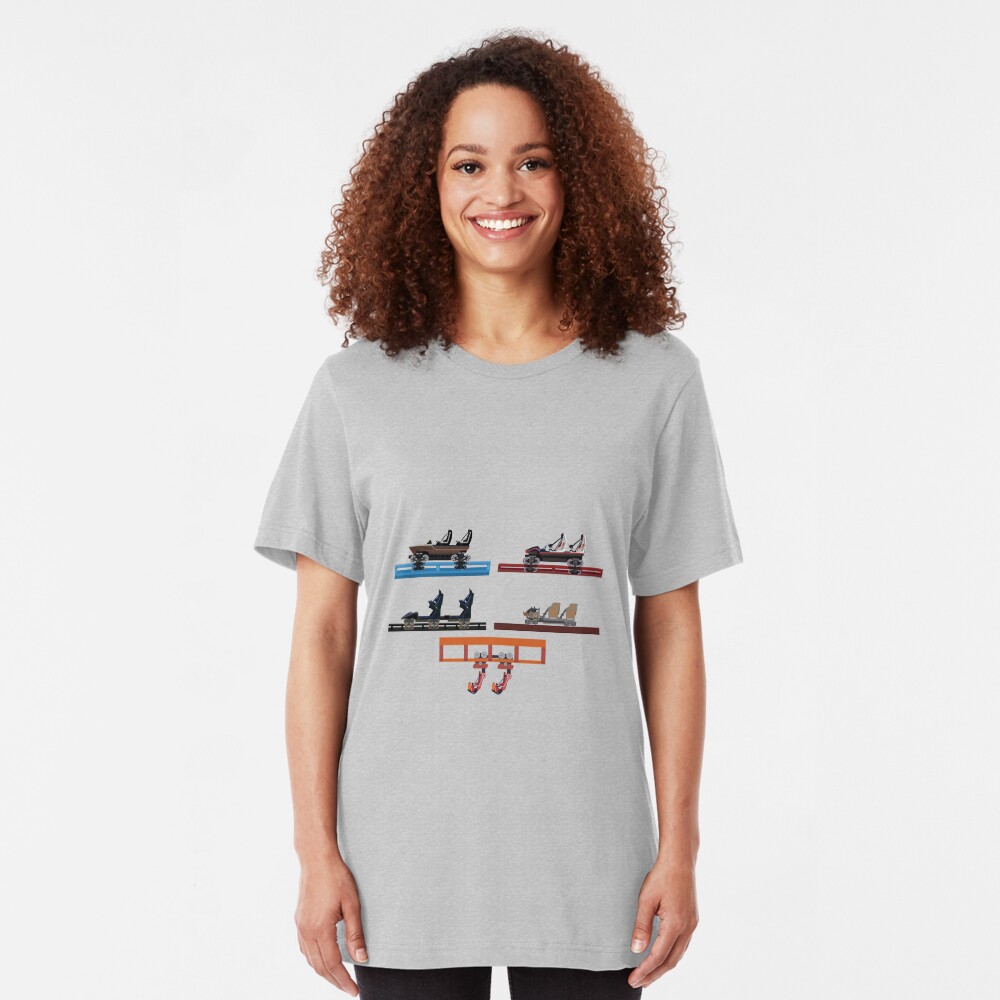 Energylandia Coaster Cars 2020 Slim Fit T-Shirt