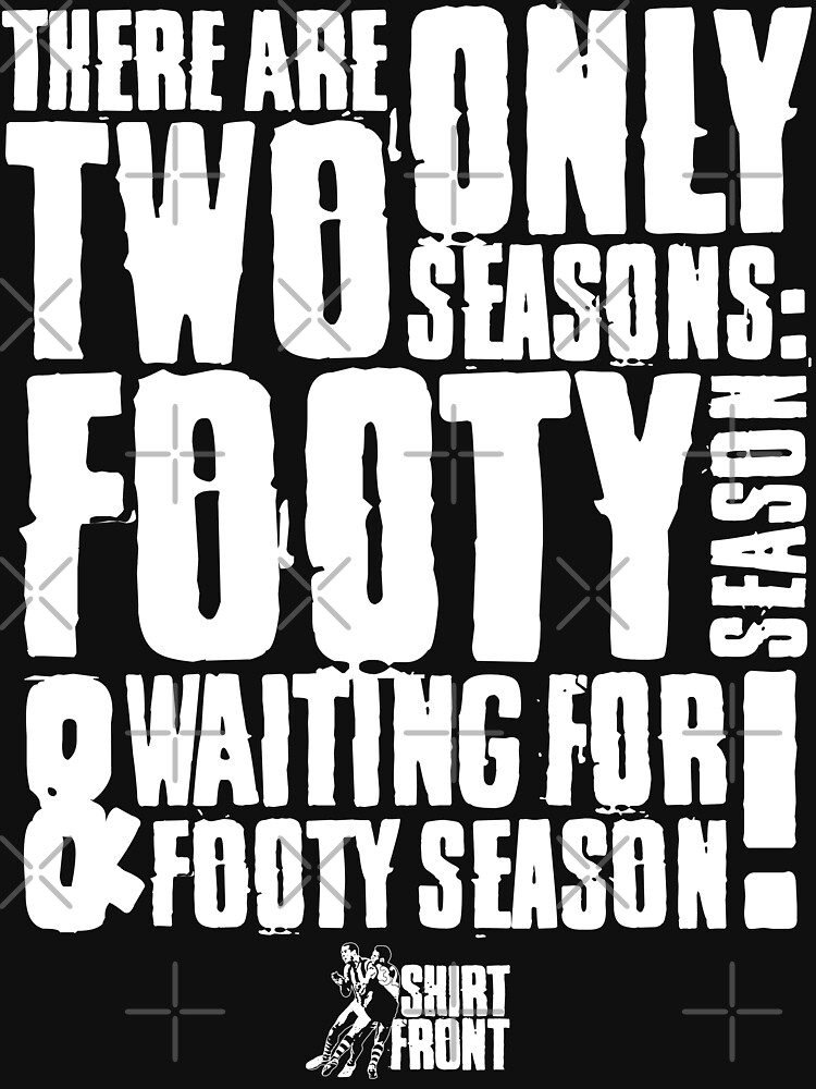 Two Seasons: White on Black by shirtfront-co