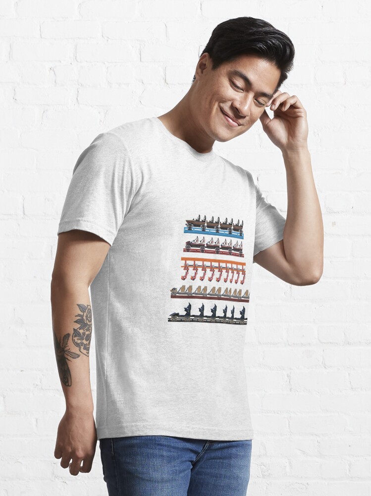 Alternate view of Energylandia Coaster Trains 2020 Design Essential T-Shirt