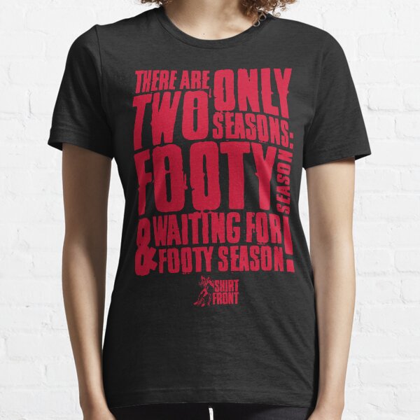 Two Seasons: Red on Black Essential T-Shirt