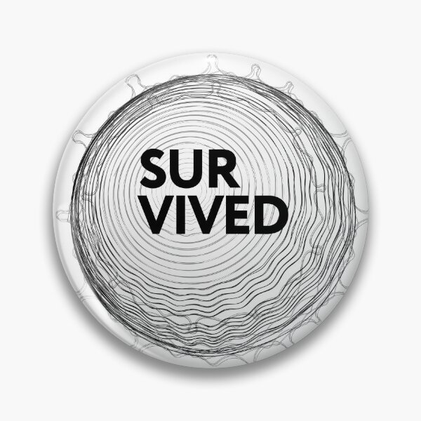 Aperçu de l'œuvre Survécu du coronavirus Covid-19 créée et vendue par Moodstudio.