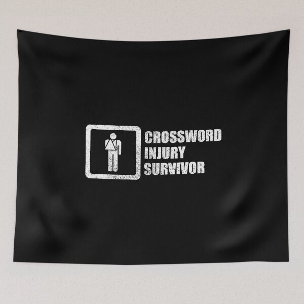 Item preview, Crossword Injury Survivor designed and sold by GloopTrekker.