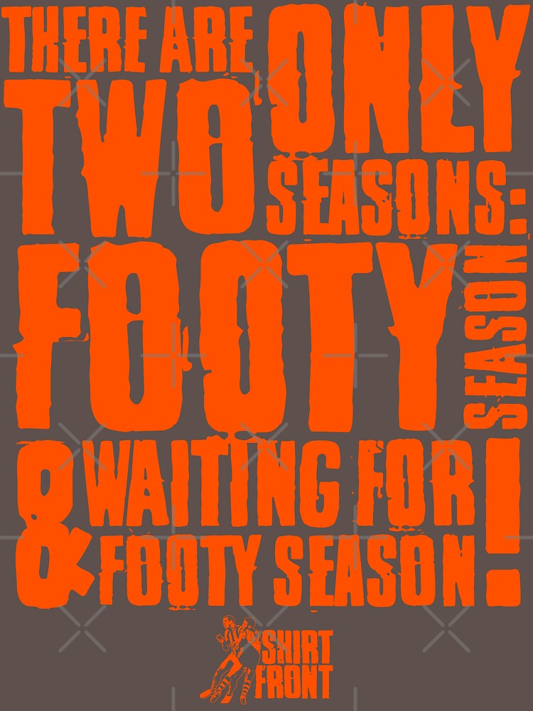 Two Seasons: Orange on Grey by shirtfront-co