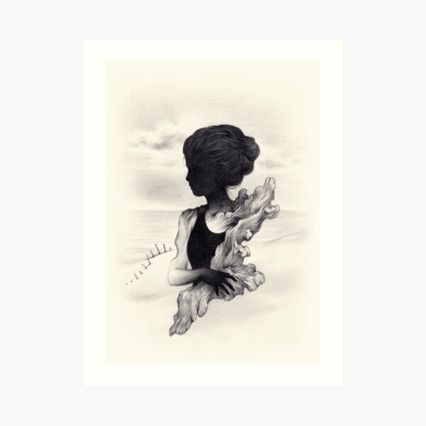 Driftwood Art Print