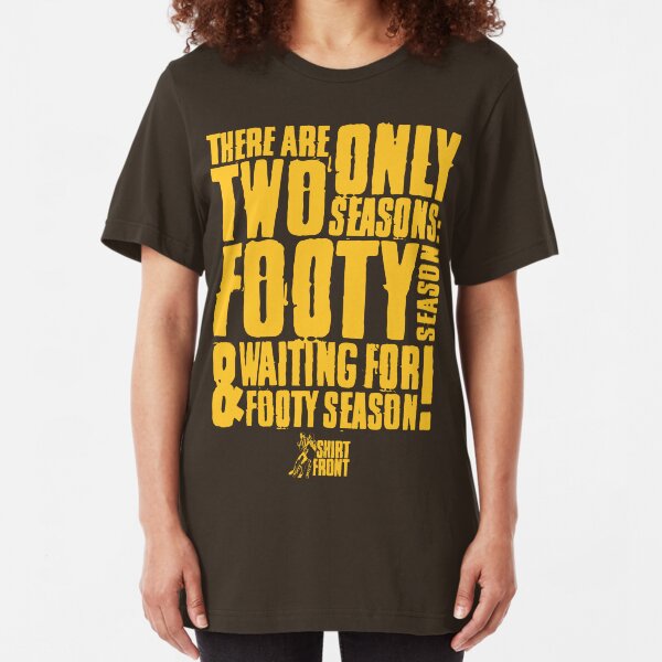 Two Seasons: Gold on Brown Slim Fit T-Shirt