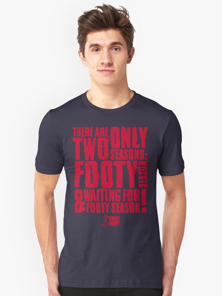 Alternate view of Two Seasons: Red on Navy Slim Fit T-Shirt