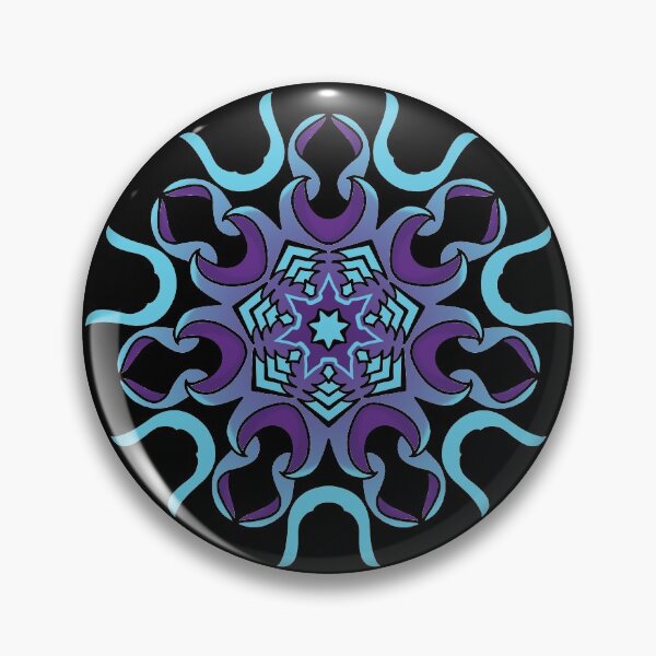 Item preview, Sleepy horned mandala panels  Purple to Blue designed and sold by SirCrim.