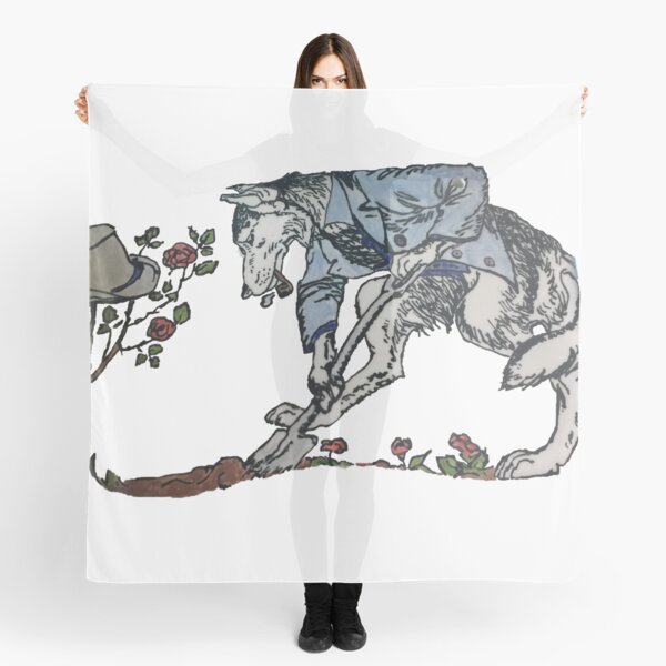 The Gravedigger Wolf Scarf
