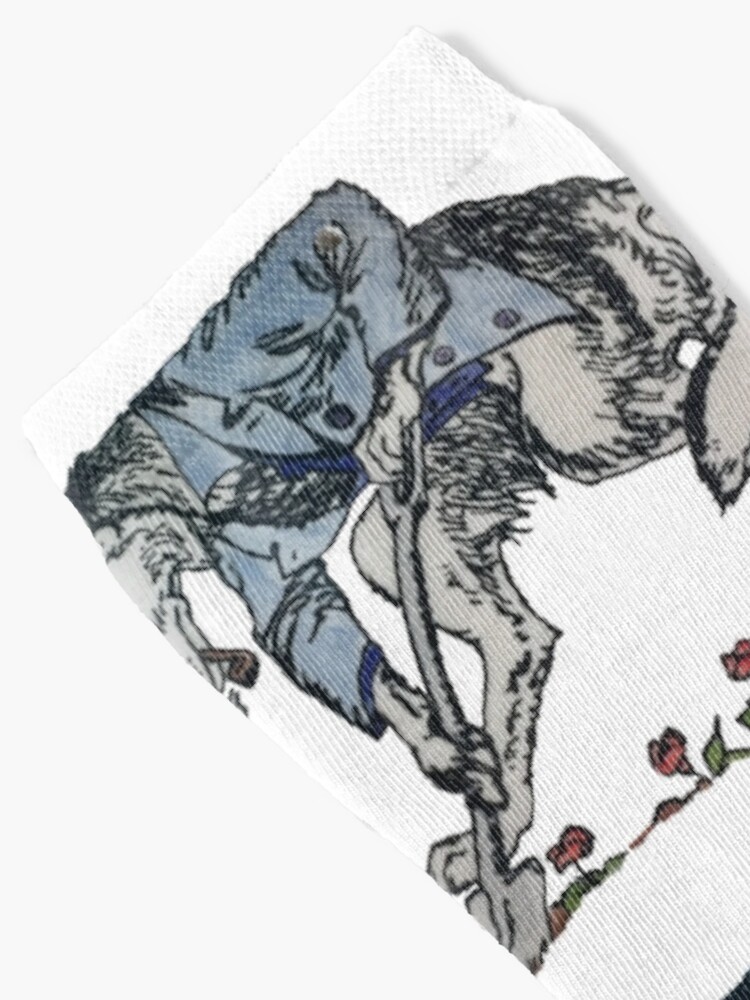 Alternate view of The Gravedigger Wolf Socks