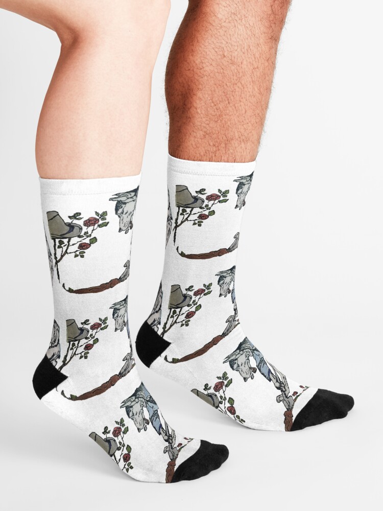 Alternate view of The Gravedigger Wolf Socks