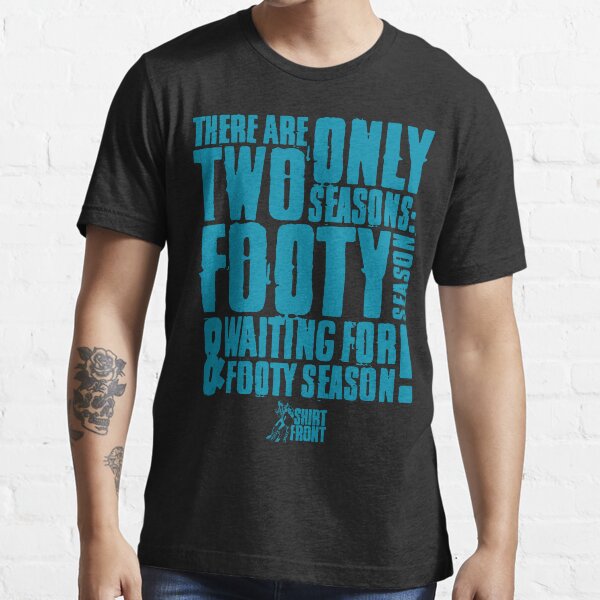 Two Seasons: Teal on Black Essential T-Shirt