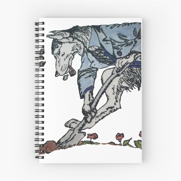 Item preview, The Gravedigger Wolf designed and sold by Jeffrey Louis Salkilld.